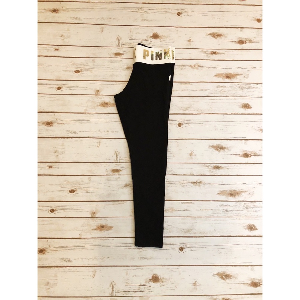 Victoria’s Secret PINK Cotton Bling Yoga Leggings